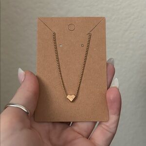 NEW Gold Tiny Heart Necklace